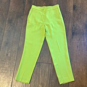 Elie Tahari green trouser pants size 2